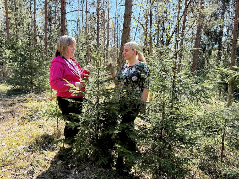Marianne Ihalainen (vas.) ja Katri Hatanpää